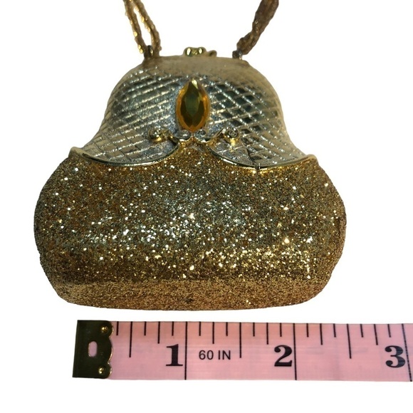 Glitter Handbag Christmas Ornament - Picture 4 of 5